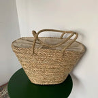 Weave Large Tote Bag 2021 Summer New Quality Straw Women'S Designer Handbag High Capacity Handbag Beach Travel Bag Basket Bag