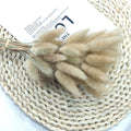 50/100Pcs Real Wheat Ear Natural Dried Bunny Tail Grass Boho Dried Flowers Wedding Party Decor Home DIY Craft Bouquet Decoration
