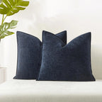 Decorative Pillow Covers Soft Chenille Couch Throw Pillow Cushion Covers with Elegant Design for Sofa Bedroom Living Room