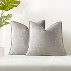 Decorative Pillow Covers Soft Chenille Couch Throw Pillow Cushion Covers with Elegant Design for Sofa Bedroom Living Room