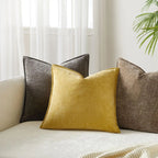 Decorative Pillow Covers Soft Chenille Couch Throw Pillow Cushion Covers with Elegant Design for Sofa Bedroom Living Room
