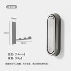 2/1Pcs Folding Wall Hook Hidden Robe Towel Coat Hook Stainless Steel Hook for Home Kitchen Bathroom Matte Black Towel Hanger