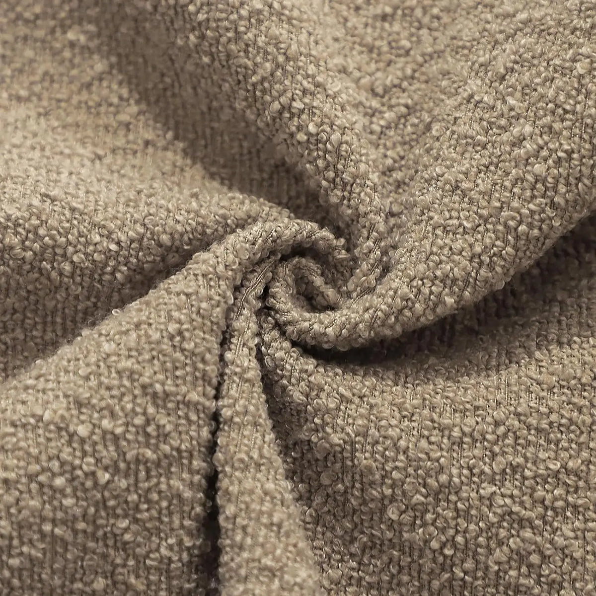 Solid Boucle Throw Pillow Cover Ivory Grey Camel Puffy Soft Design Cushion Cover Texture Couch Pillow Case Cozy 18X18" 45X45Cm