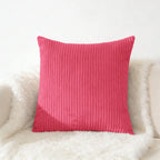 Corduroy Pillow Cover 40X40 45X45 50X50 30X50 CM Soft Plush Flannel Cushion Cover Fluffy Couch Pillow Case for Sofa Living Room