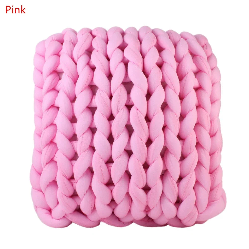 Square Braid Pillow Floor Sofa Cushion Pillow Handmade Cushion Home Decor Pillow