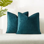 Decorative Pillow Covers Soft Chenille Couch Throw Pillow Cushion Covers with Elegant Design for Sofa Bedroom Living Room