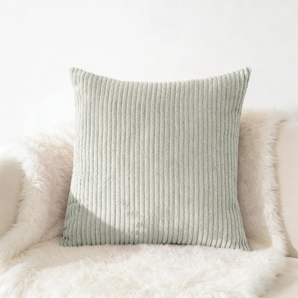Corduroy Pillow Cover 40X40 45X45 50X50 30X50 CM Soft Plush Flannel Cushion Cover Fluffy Couch Pillow Case for Sofa Living Room