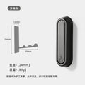 2/1Pcs Folding Wall Hook Hidden Robe Towel Coat Hook Stainless Steel Hook for Home Kitchen Bathroom Matte Black Towel Hanger