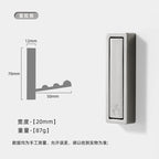 2/1Pcs Folding Wall Hook Hidden Robe Towel Coat Hook Stainless Steel Hook for Home Kitchen Bathroom Matte Black Towel Hanger