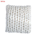 Square Braid Pillow Floor Sofa Cushion Pillow Handmade Cushion Home Decor Pillow