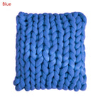 Square Braid Pillow Floor Sofa Cushion Pillow Handmade Cushion Home Decor Pillow
