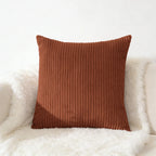 Corduroy Pillow Cover 40X40 45X45 50X50 30X50 CM Soft Plush Flannel Cushion Cover Fluffy Couch Pillow Case for Sofa Living Room