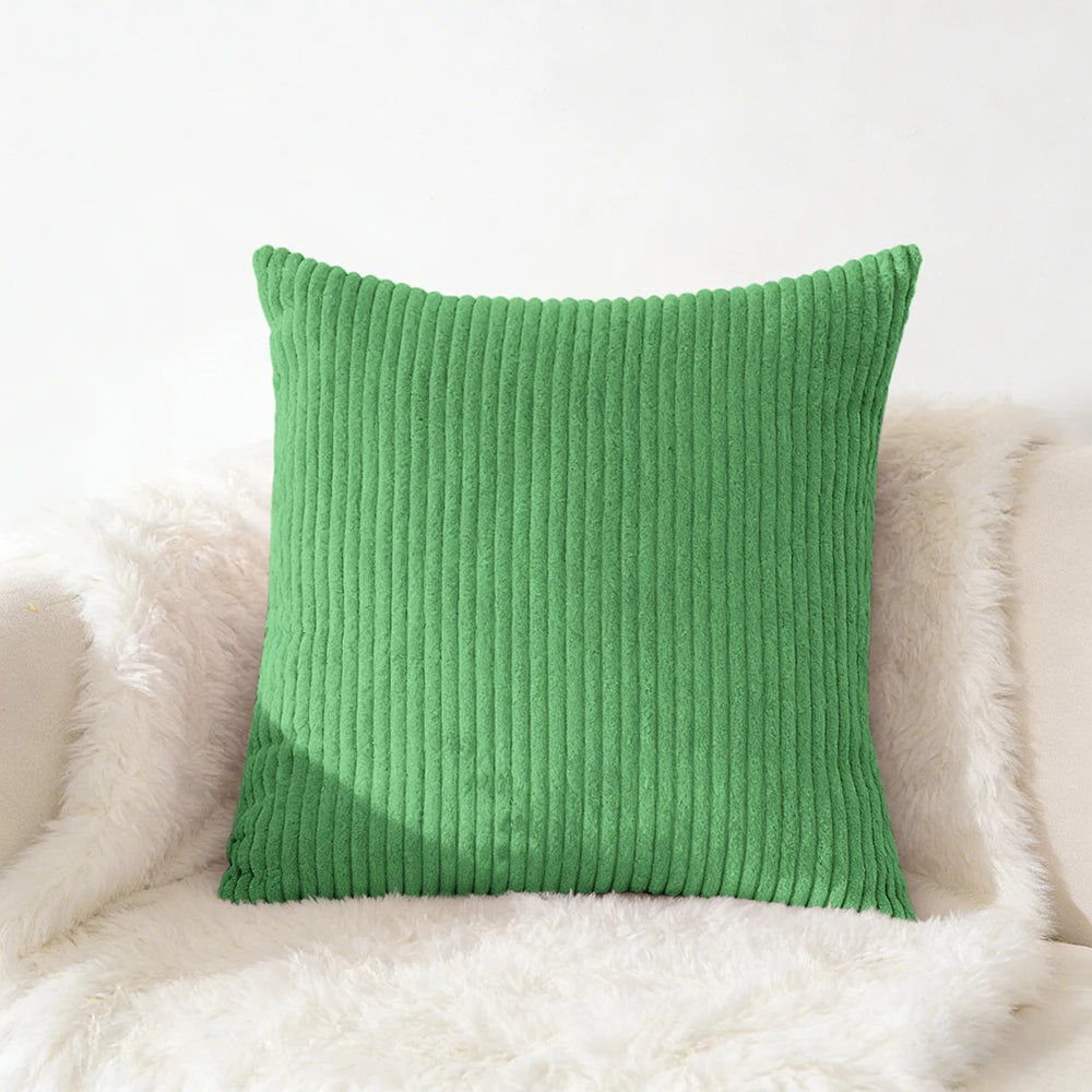 Corduroy Pillow Cover 40X40 45X45 50X50 30X50 CM Soft Plush Flannel Cushion Cover Fluffy Couch Pillow Case for Sofa Living Room