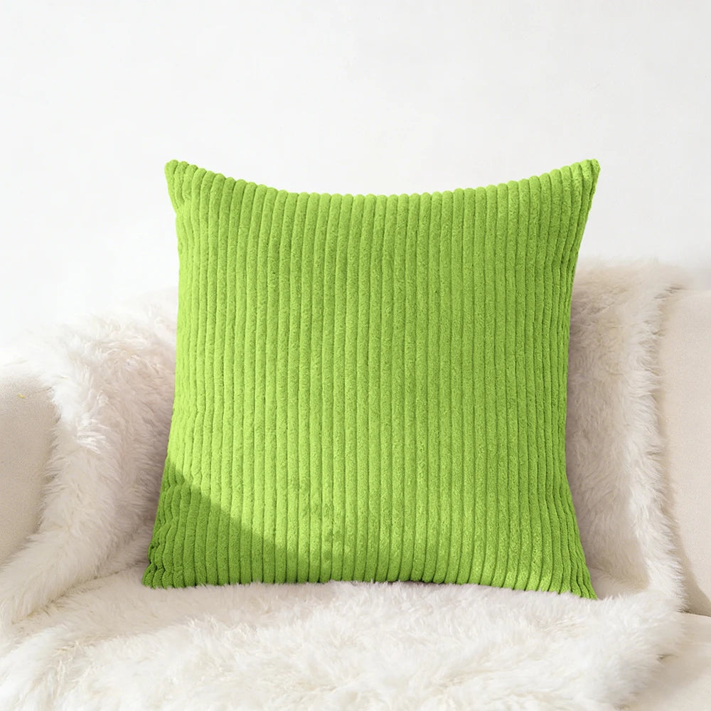 Corduroy Pillow Cover 40X40 45X45 50X50 30X50 CM Soft Plush Flannel Cushion Cover Fluffy Couch Pillow Case for Sofa Living Room